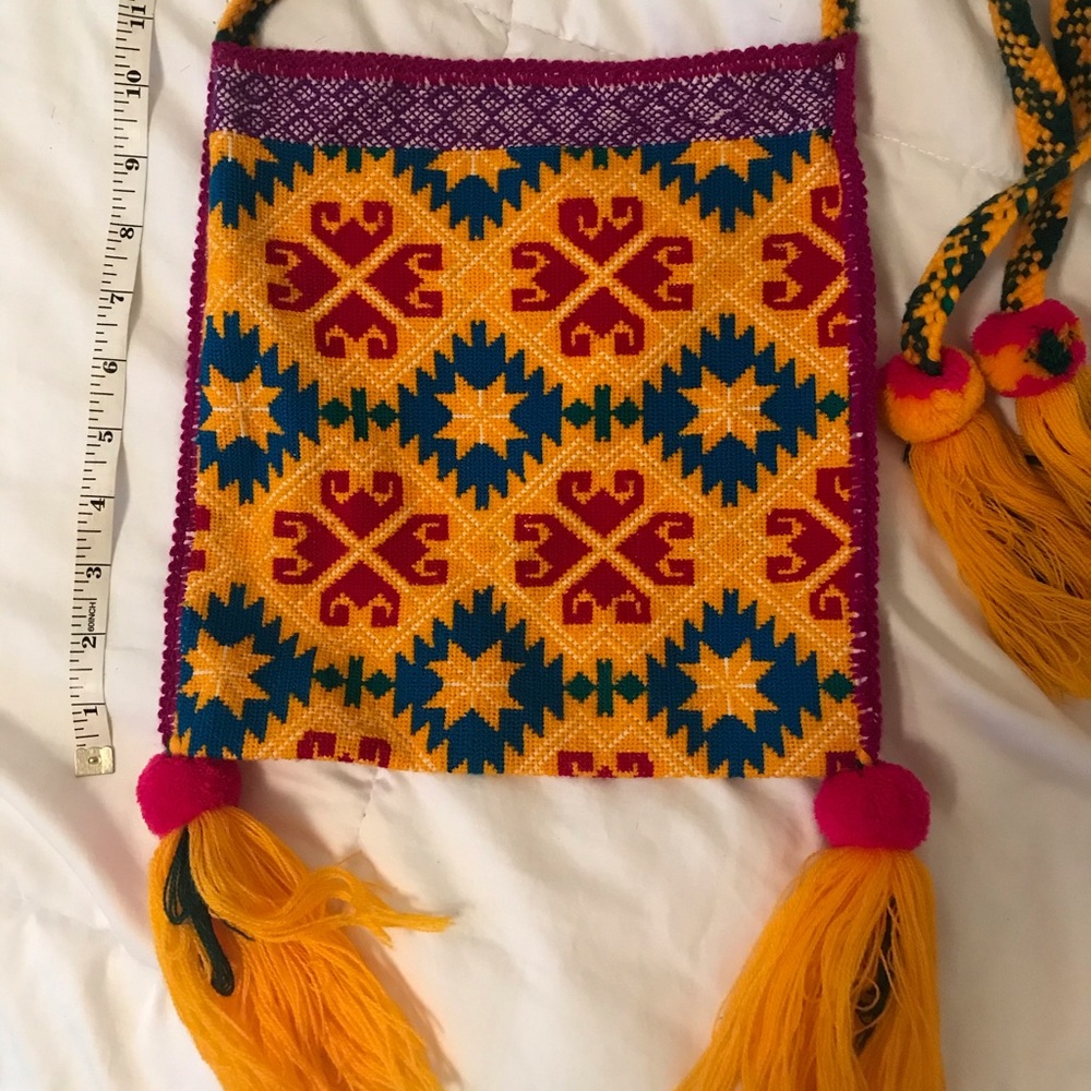 Handmade Knit crossbody purse